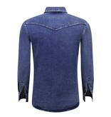 LF Blusa Vaquera Hombre - Camisa Vaquera - Azul