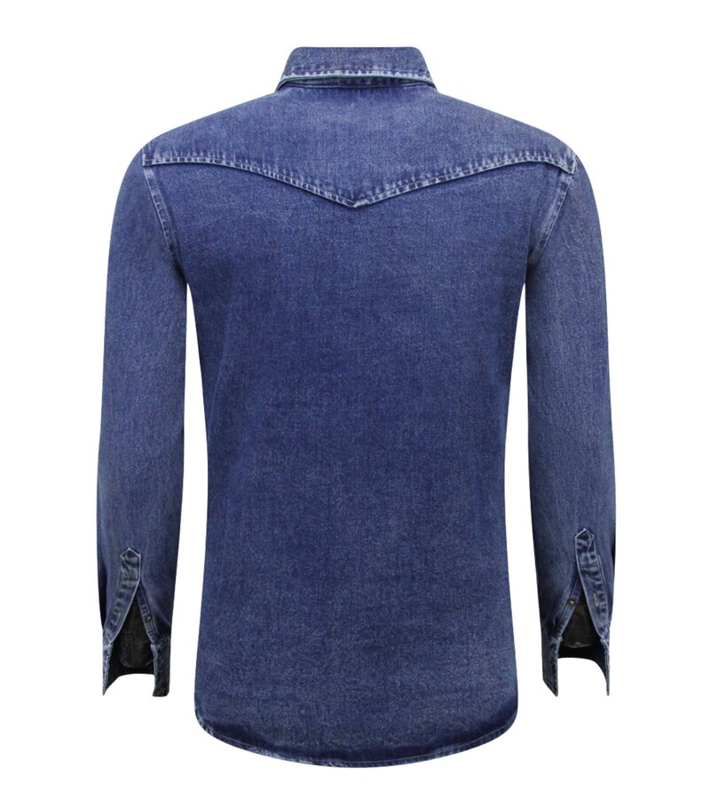 LF Blusa Vaquera Hombre - Camisa Vaquera - Azul