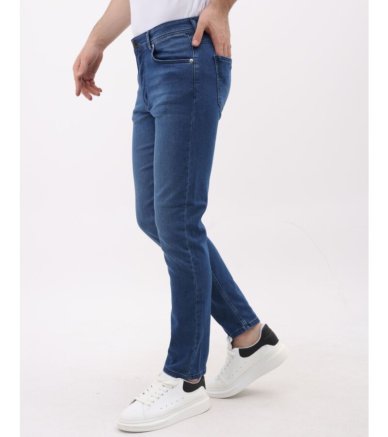 Mario Morato Vaqueros Corte Recto Hombre - Vaqueros Hombre - MM-R-08 - Azul