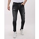 Vaqueros slim fit elásticos con rotos Hombre - MM-S-110 - Gris