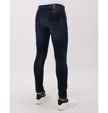 Mario Morato Vaqueros de hombre Slim Fit Stretch con rotos - MM-S-107 - Azul