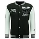 Chaqueta universitaria para hombre - Chaqueta de béisbol - 902 - Negro