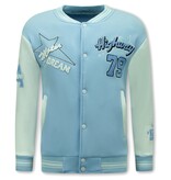 Enos Chaleco de béisbol para hombre - Chaleco universitario - 903 - Azul