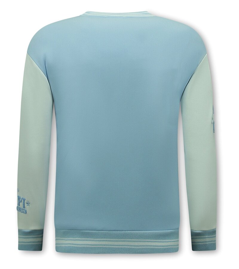 Enos Chaleco de béisbol para hombre - Chaleco universitario - 903 - Azul