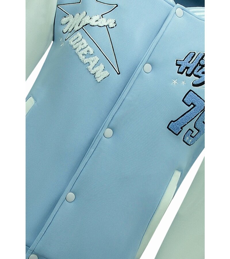 Enos Chaleco de béisbol para hombre - Chaleco universitario - 903 - Azul