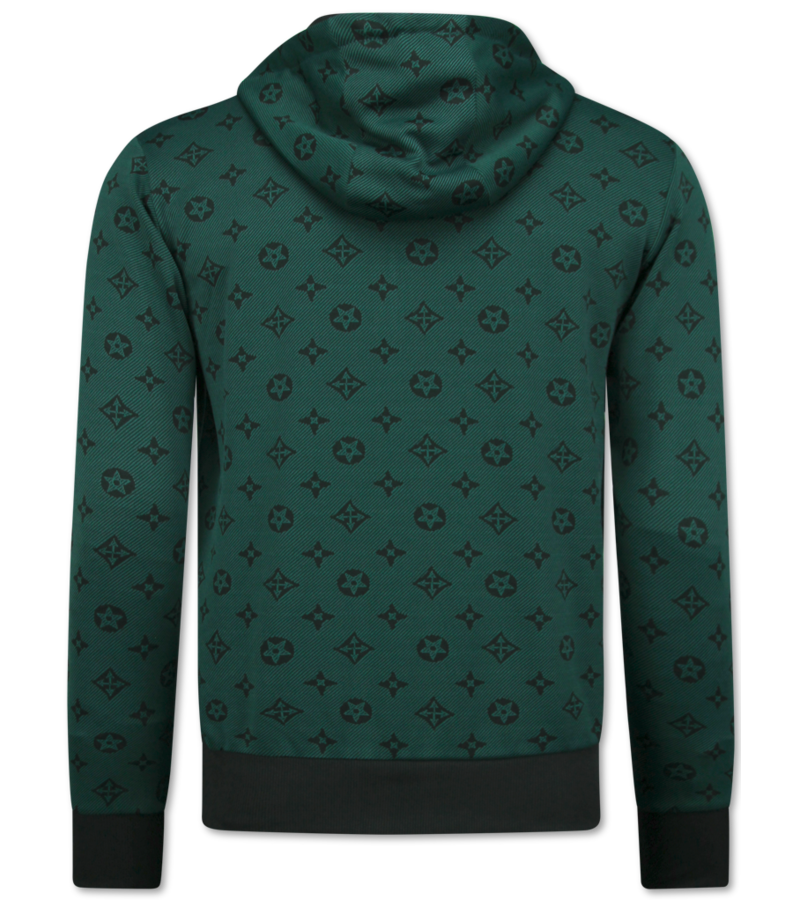 TopStar Chándal para hombre adulto - Chándal para hombre - Conjunto de chándal para hombre - Twinset - 5036 - Verde