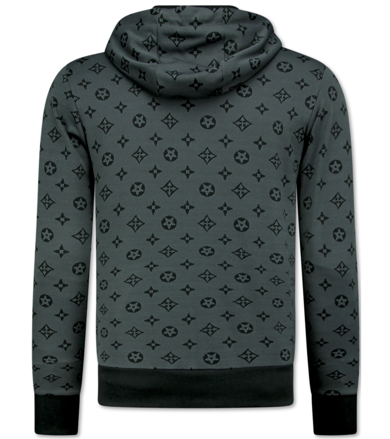 TopStar Chándal de hombre - Conjunto de jogging para hombre - Conjunto de casa para hombre - Twinset - 5036 - Gris