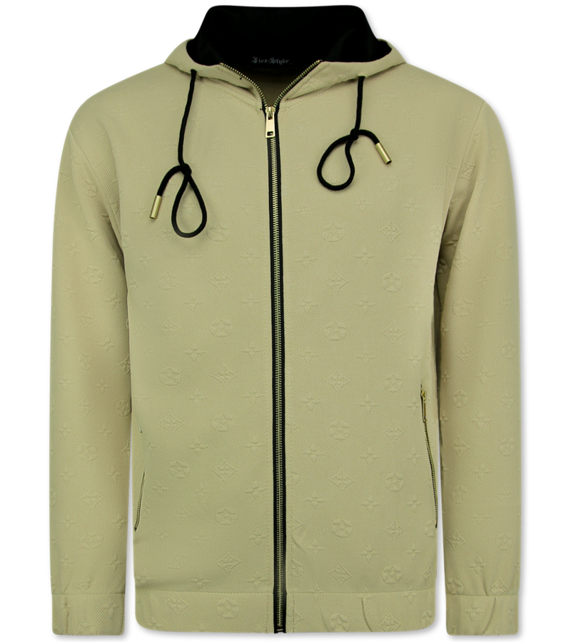 TopStar Chándal de dos piezas para hombre - Conjunto deportivo para hombre adulto - Conjunto de chándal para hombre - 5035 - Marrón