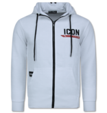 TopStar Chándal ICON para hombre - Conjunto de chándal para hombre - 3877 - Blanco