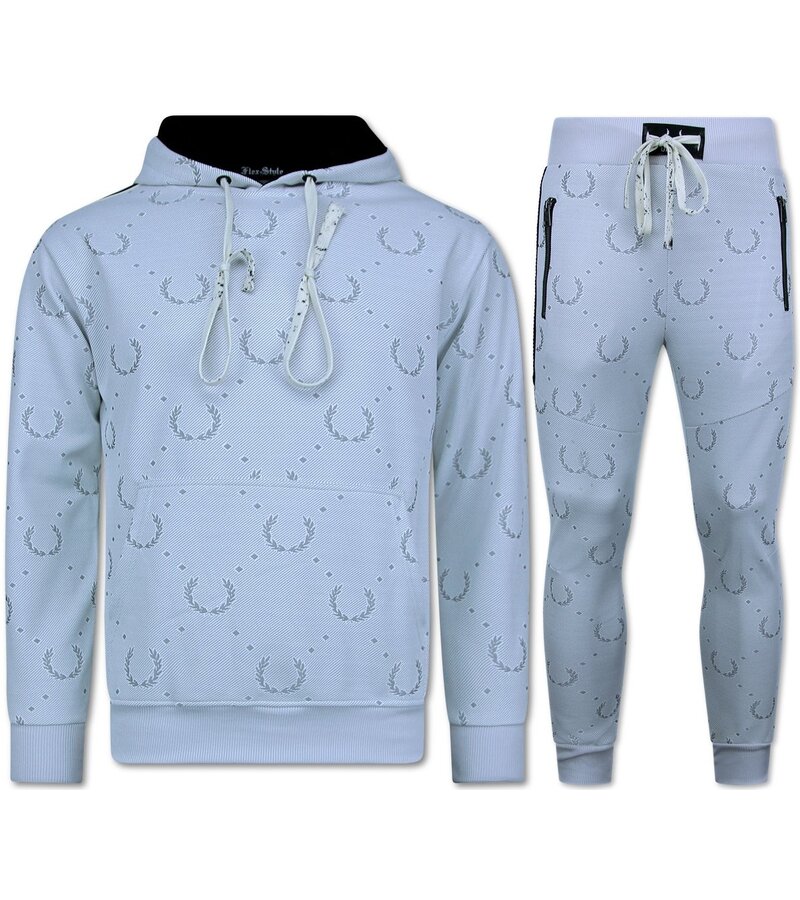 TopStar Chándal para adultos - Chándal para hombre - Twinset Hombre - 3955 - Blanco