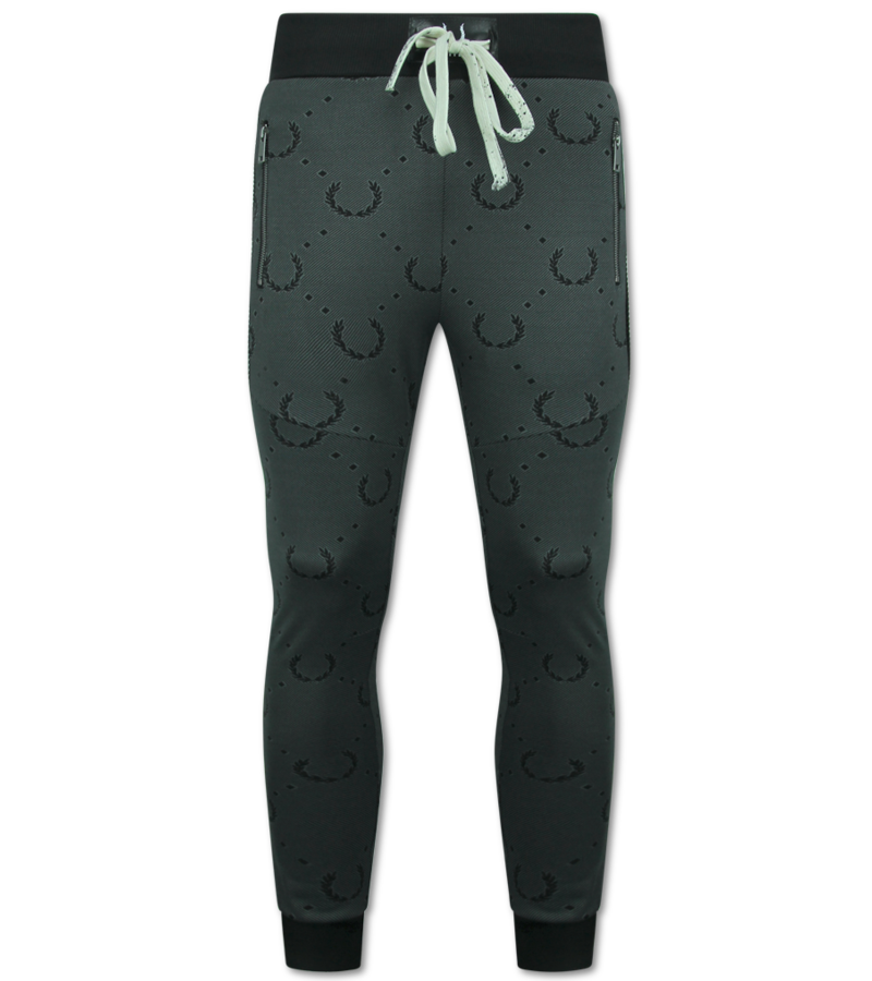 TopStar Chándal de hombre - Conjunto de chándal para hombre - Conjunto deportivo para adultos - Twinset - 3955 - Gris