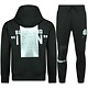 Sudadera con capucha ICON con estampado plateado - Chándal para hombre - Adulto - 3789 - Negro