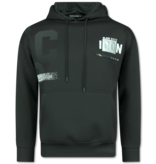TopStar Sudadera con capucha ICON con estampado plateado - Chándal para hombre - Adulto - 3789 - Negro
