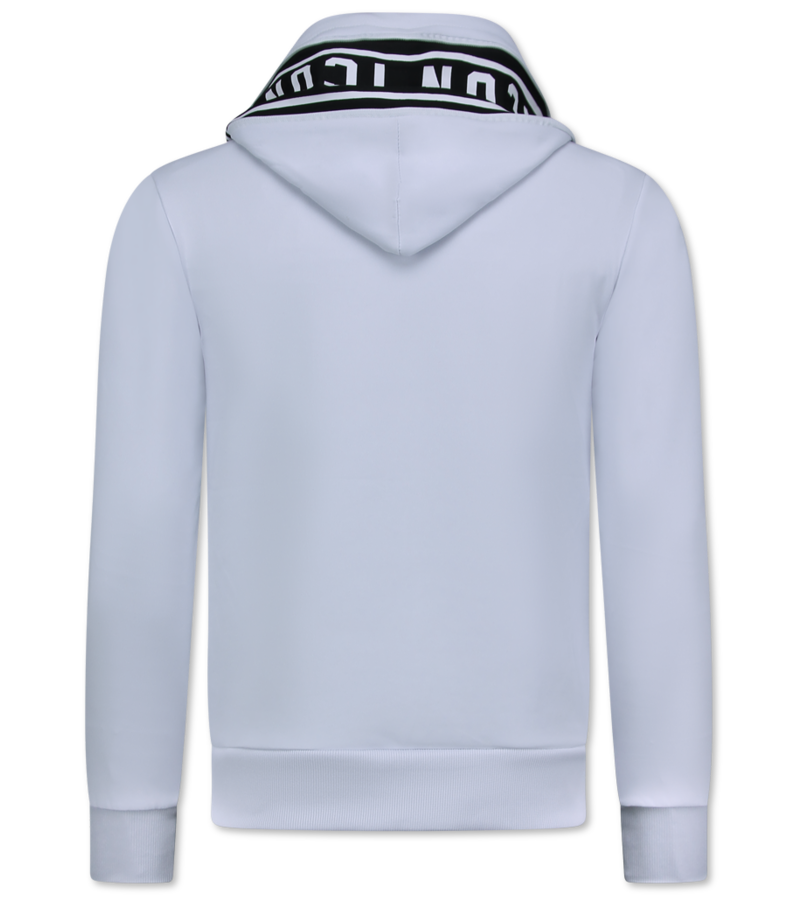 TopStar Conjuntos deportivos ICON para hombre - Chándales - Conjuntos para hombre adulto - 11759 - Blanco/Negro