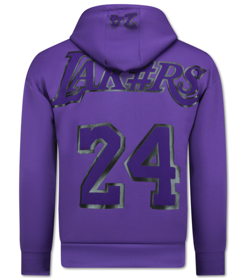 TopStar Chándal de local de los Lakers para hombre - Chándal para hombre - Chándal de los Lakers para hombre - 3793 - Morado
