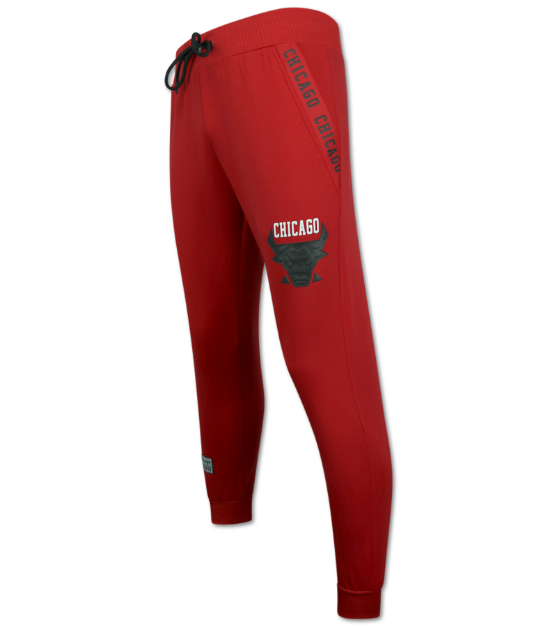 TopStar Chándal de los Chicago Bulls para hombre - Conjunto deportivo para hombre - Conjunto de chándal para hombre adulto - 5231 - Rojo