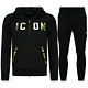 Chándal ICON - Chándal Hombre - Conjunto ICON Home para Hombre - 11575 - Negro/Dorado
