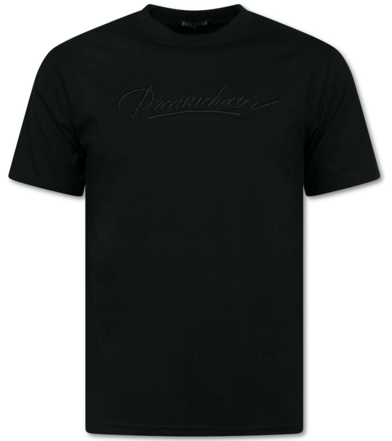 Top Star Camiseta Oversize para Hombre - Camiseta con Estampado - DreamChaser - 687 - Negra
