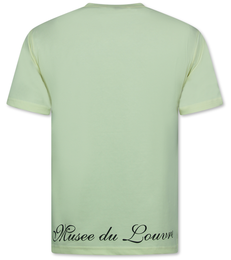 Top Star Camiseta de hombre con estampado - Camiseta oversize para hombre - Ratón - 699 - Amarillo