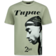 Tupac - Camiseta estampada para hombre - Camiseta estampada para hombre - Camiseta divertida - 663 - Marrón