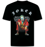 Top Star Camiseta Oversize Hombre - Joker - Camiseta Hombre con Estampado - Camisetas Hombre Divertidas - Camiseta Divertida - 701 - Negra