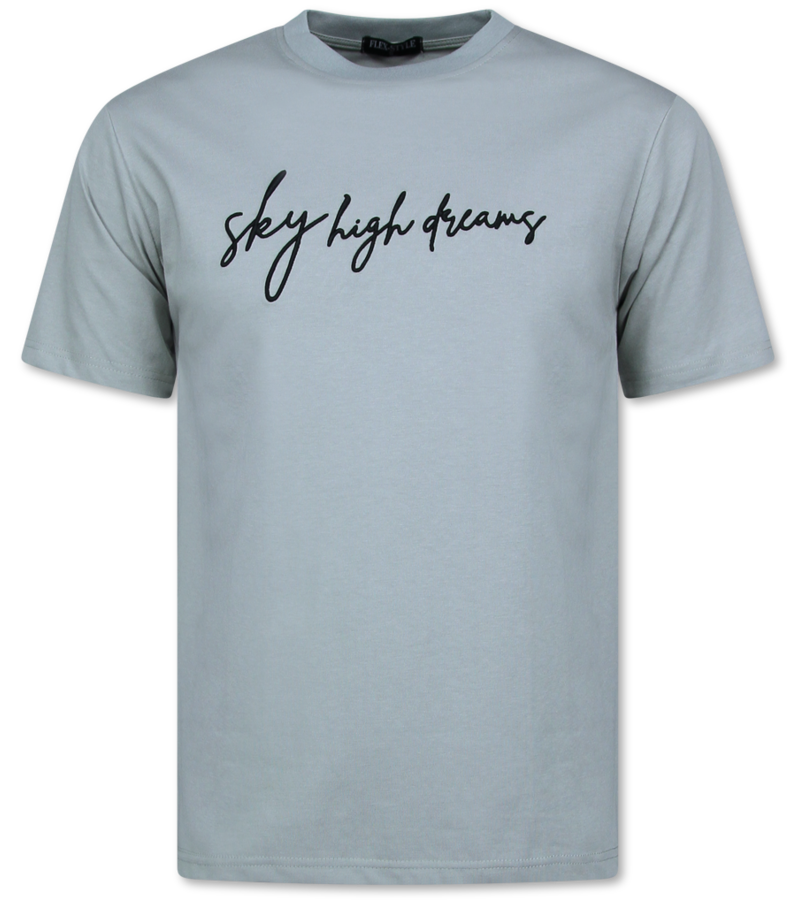 Top Star Camiseta Oversize Hombre - Camiseta Estampada Hombre - Camisa Divertida - 698 - Gris
