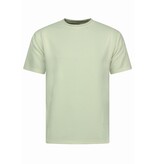 Enos Conjunto de verano para hombre - Oversize acanalado - Dos piezas - Conjunto - 918 - Beige