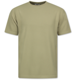 Enos Conjunto de verano para hombre - Oversize acanalado - Dos piezas - Conjunto - 918 - Marrón