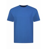 Enos Conjunto de verano para hombre - Oversize acanalado - Dos piezas - Conjunto - 918 - Azul