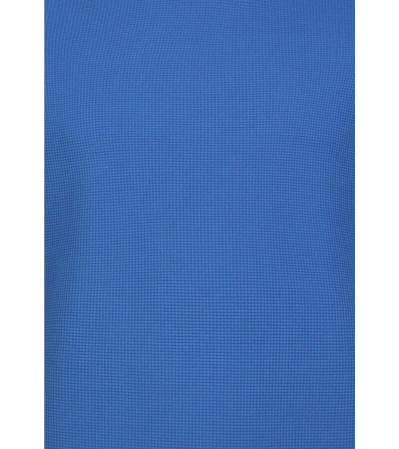 Enos Conjunto de verano para hombre - Oversize acanalado - Dos piezas - Conjunto - 918 - Azul