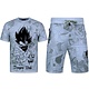 Conjunto Twinset Dragon Ball - Conjunto de verano para hombre - Conjunto Dragon Ball - Conjuntos combinados - 1681 - Blanco