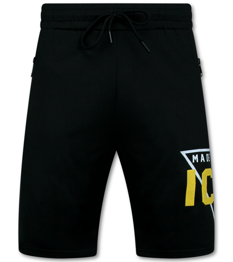 Top Star Conjunto de verano para hombre ICON - Twinset ICON - Conjuntos combinados - 11818 - Negro/Amarillo
