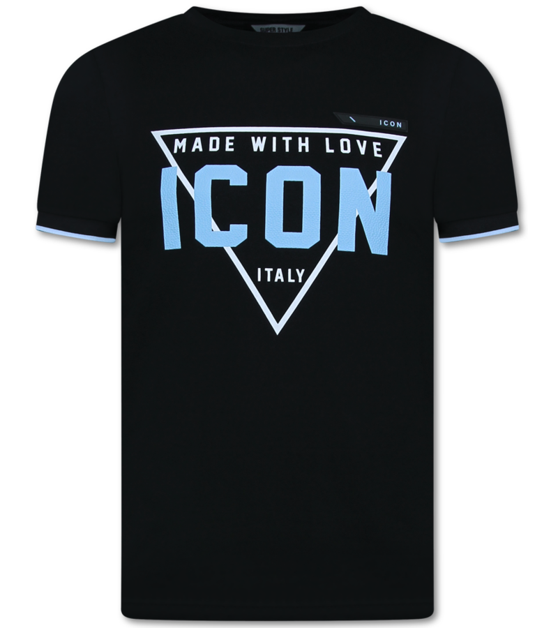 Top Star Conjunto de verano para hombre ICON - Twinset ICON - Conjuntos combinados - 11818 - Negro/Azul