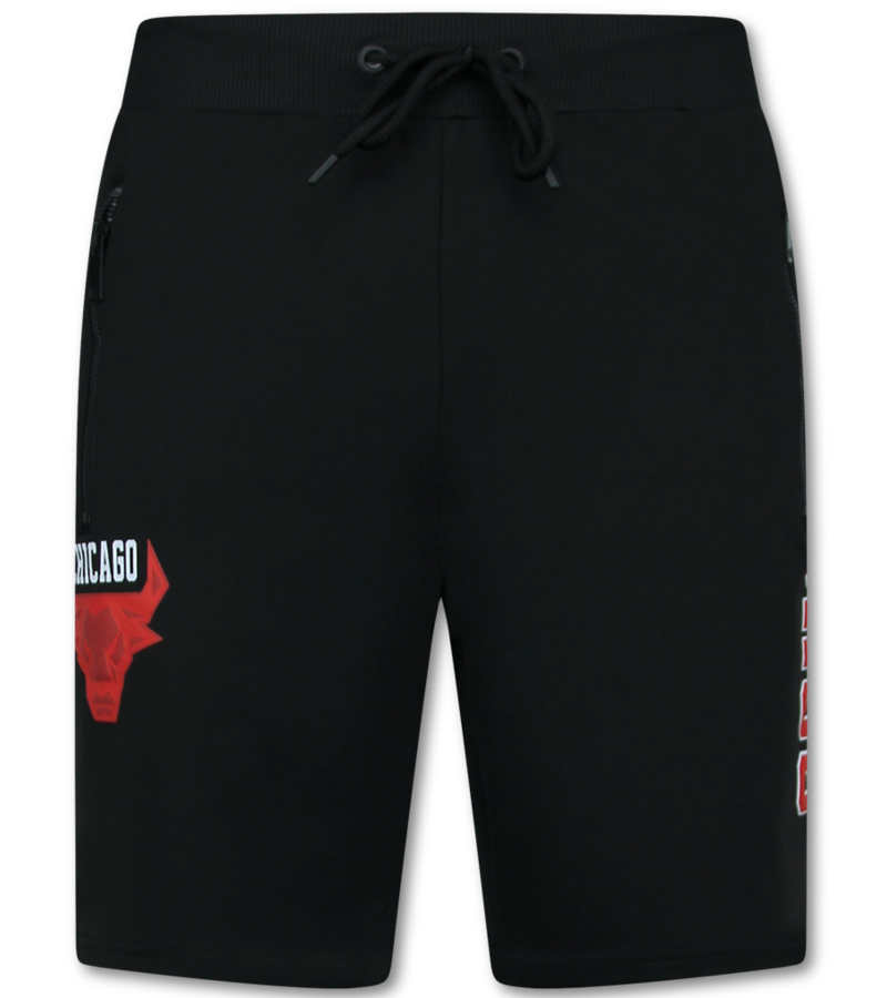 Top Star Conjunto de verano BULLS para hombre - Twinset BULLS - conjuntos combinados - 1685 - rojo