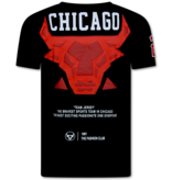 Top Star Conjunto de verano BULLS para hombre - Twinset BULLS - Conjuntos combinados - 1685 - Rojo/Negro