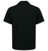 Enos Conjunto de dos piezas - Camisa holgada de canalé - Conjunto de verano para hombre - Conjunto de dos piezas - 915 - Negro