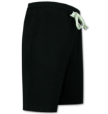 Martina Camisa oversize acanalada - Conjunto de verano para hombre - Dos piezas - Conjunto - 0095 - Negro
