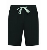 Martina Camisa oversize acanalada - Conjunto de verano para hombre - Dos piezas - Conjunto - 0095 - Negro