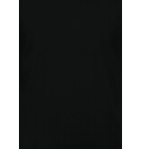 New Ment Camiseta Oversize para Hombre - Camiseta Lisa Blanca - 6530 - Negro
