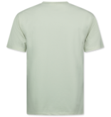 New Ment Camiseta Oversize para Hombre - Camiseta Lisa Blanca - 6530 - Beige