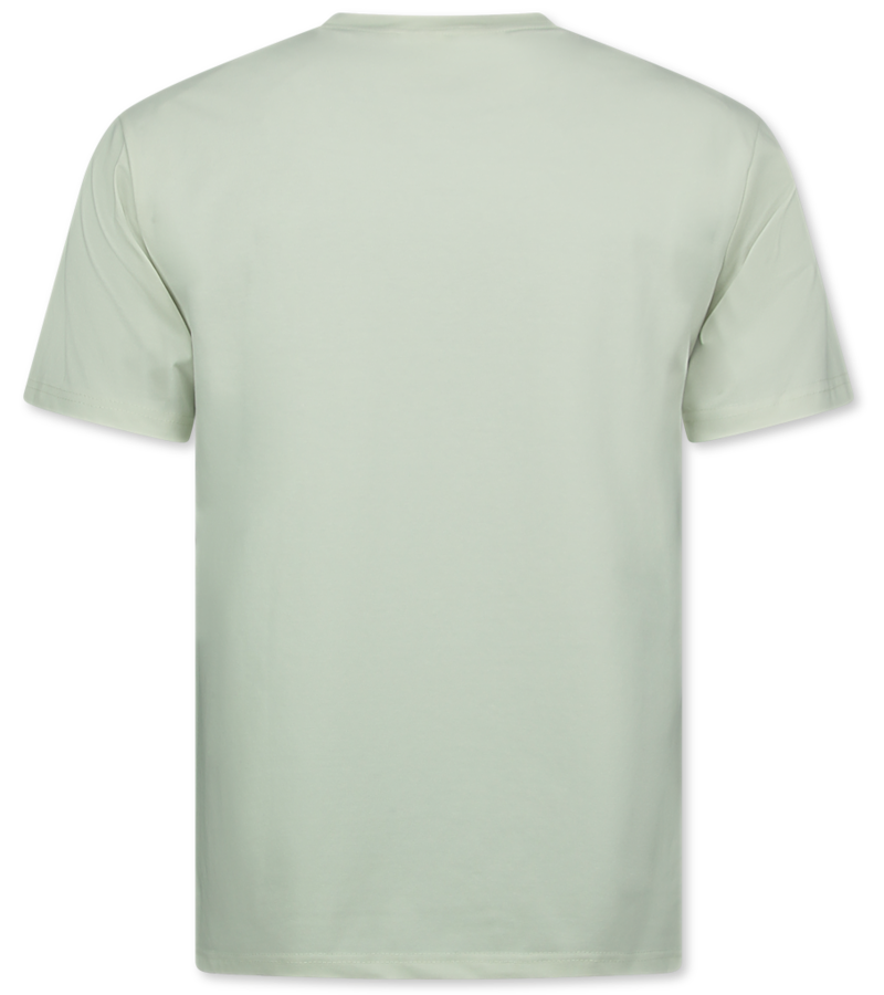 New Ment Camiseta Oversize para Hombre - Camiseta Lisa Blanca - 6530 - Beige