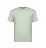 New Ment Camiseta Oversize para Hombre - Camiseta Lisa Blanca - 6530 - Beige