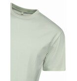 New Ment Camiseta Oversize para Hombre - Camiseta Lisa Blanca - 6530 - Beige