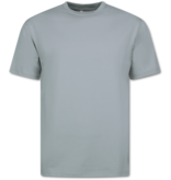 New Ment Camiseta holgada para hombre - Camiseta lisa blanca - 6530 - Gris
