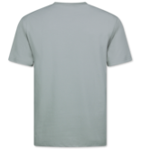 New Ment Camiseta holgada para hombre - Camiseta lisa blanca - 6530 - Gris
