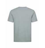 New Ment Camiseta holgada para hombre - Camiseta lisa blanca - 6530 - Gris