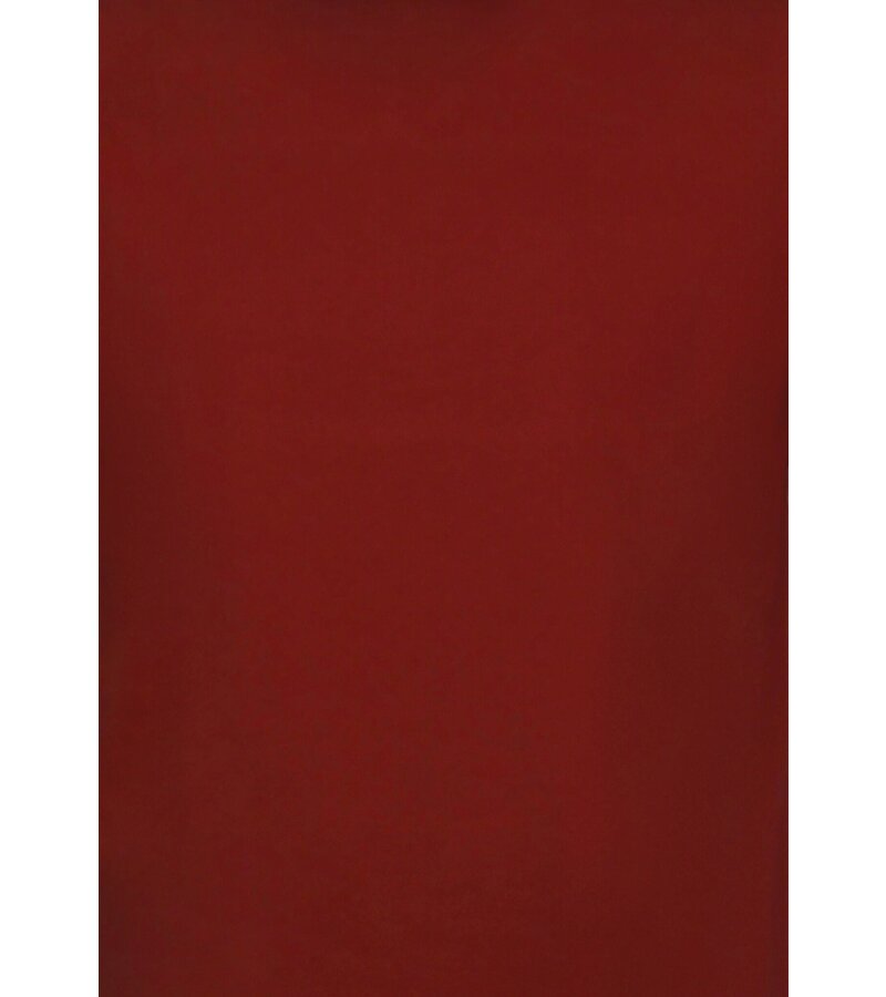 New Ment Camiseta Oversize para Hombre - Camiseta Lisa Blanca - 6530 - Burdeos