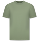 New Ment Camiseta Oversize para Hombre - Camiseta Lisa Blanca - 6530 - Verde
