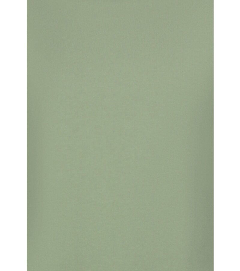 New Ment Camiseta Oversize para Hombre - Camiseta Lisa Blanca - 6530 - Verde