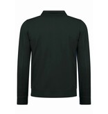 Baker's Camiseta interior con cremallera para hombre - Sin capucha - Chaleco deportivo para hombre - 579 - Negro